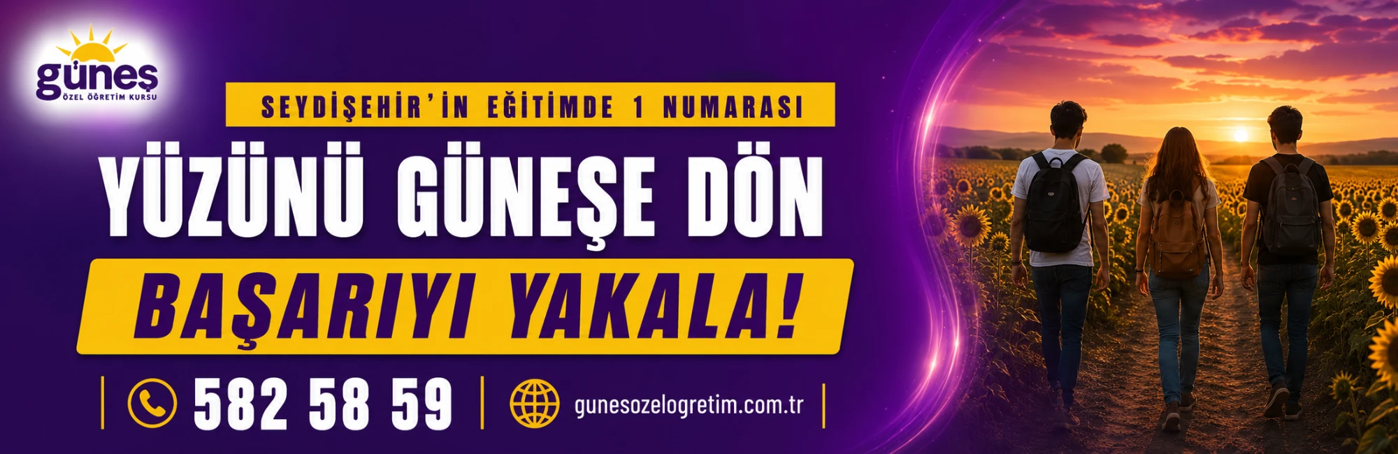 Gunes Ozel Ogretim Kursu - Seydisehir egitimde 1 numara