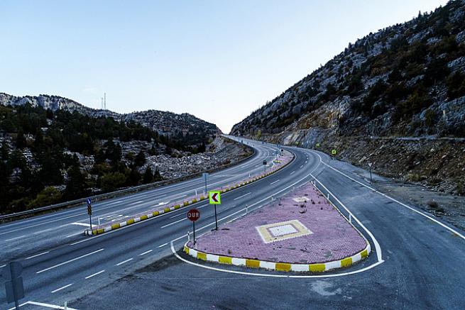 Seydişehir Antalya  yolu Done  görüntüsü