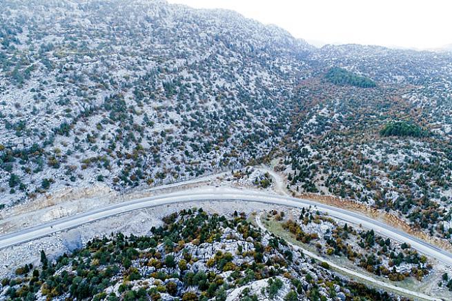 Seydişehir Antalya  yolu Done  görüntüsü