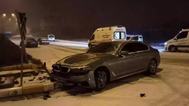 Seydişehir'de Kar Yağışı Trafik Kazalarına Neden Oldu