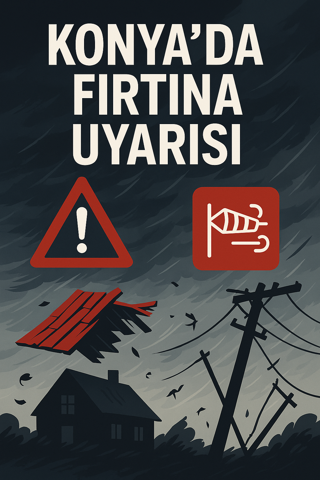 AKOM’DAN KUVVETLİ RÜZGÂR VE FIRTINA UYARISI