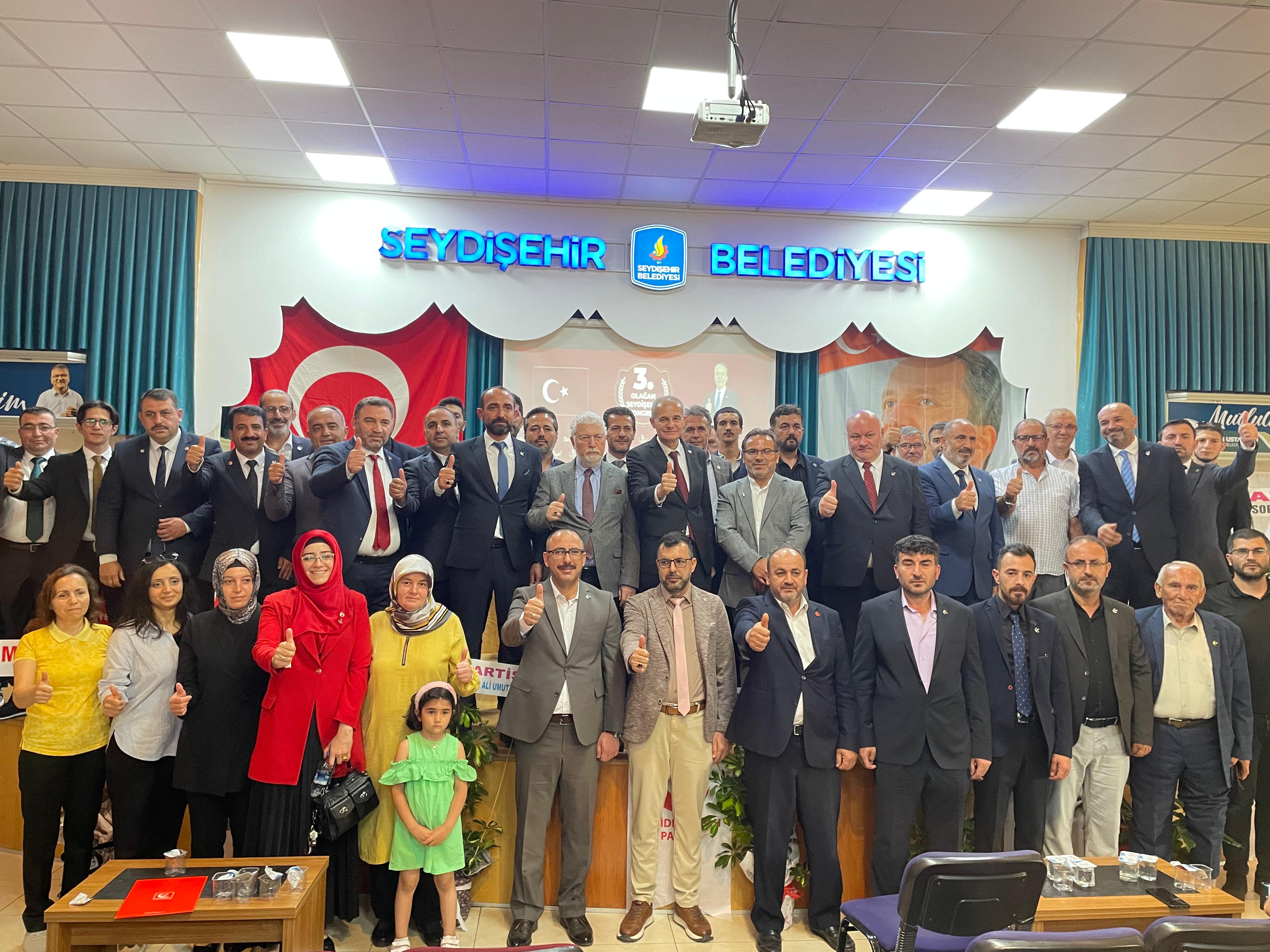 SEYDİŞEHİR YENİDEN REFAH PARTİSİ 3.OLAĞAN KONGRESİ YAPILDI
