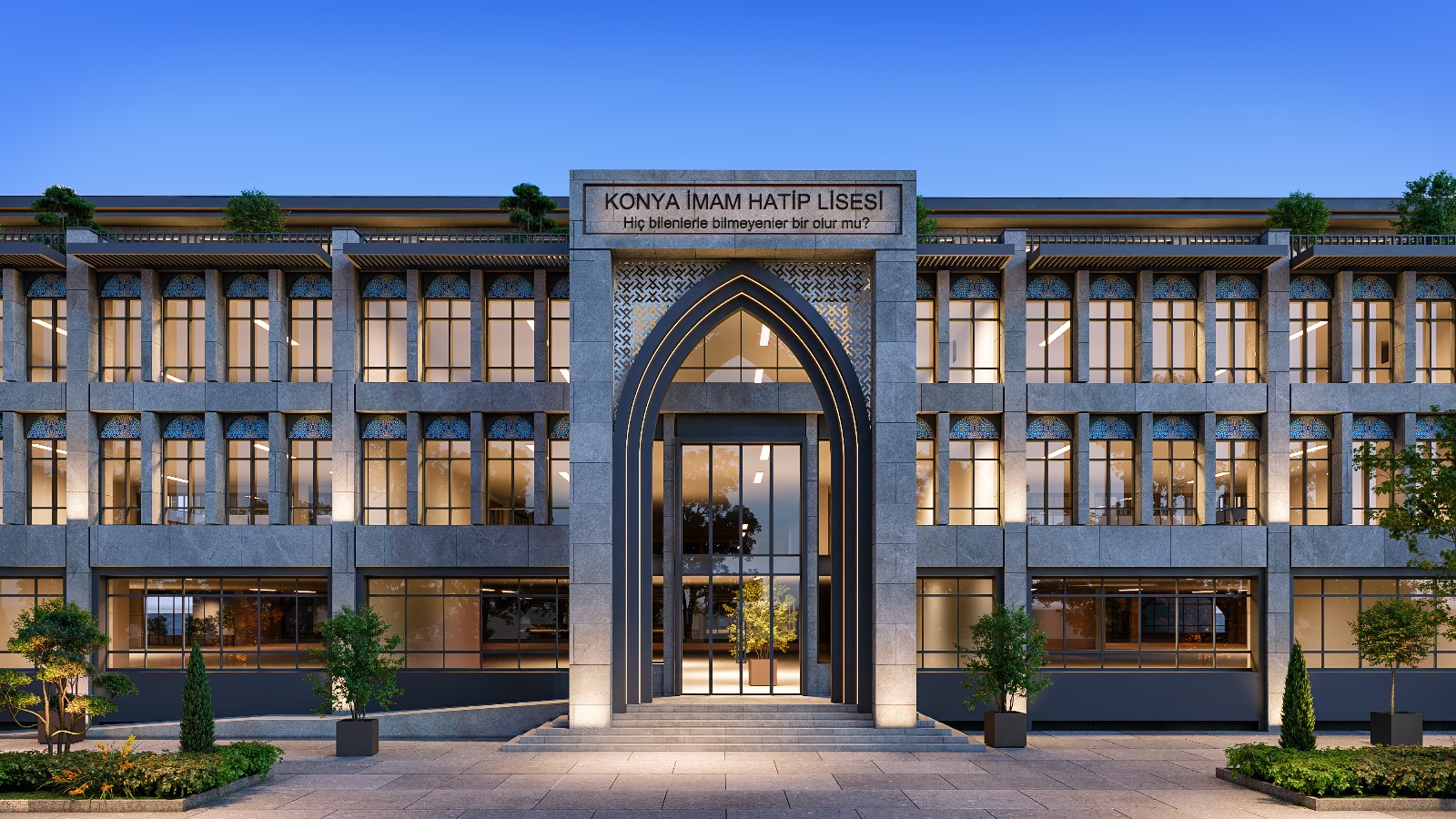 YENİLENEN KONYA İMAM HATİP HIZLA TAMAMLANIYOR