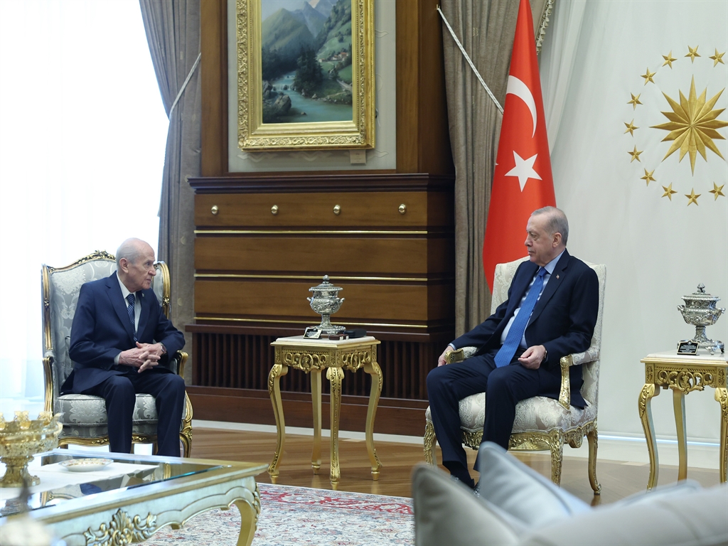 Cumhurbaşkanı Erdoğan, Bahçeli'yi kabul etti