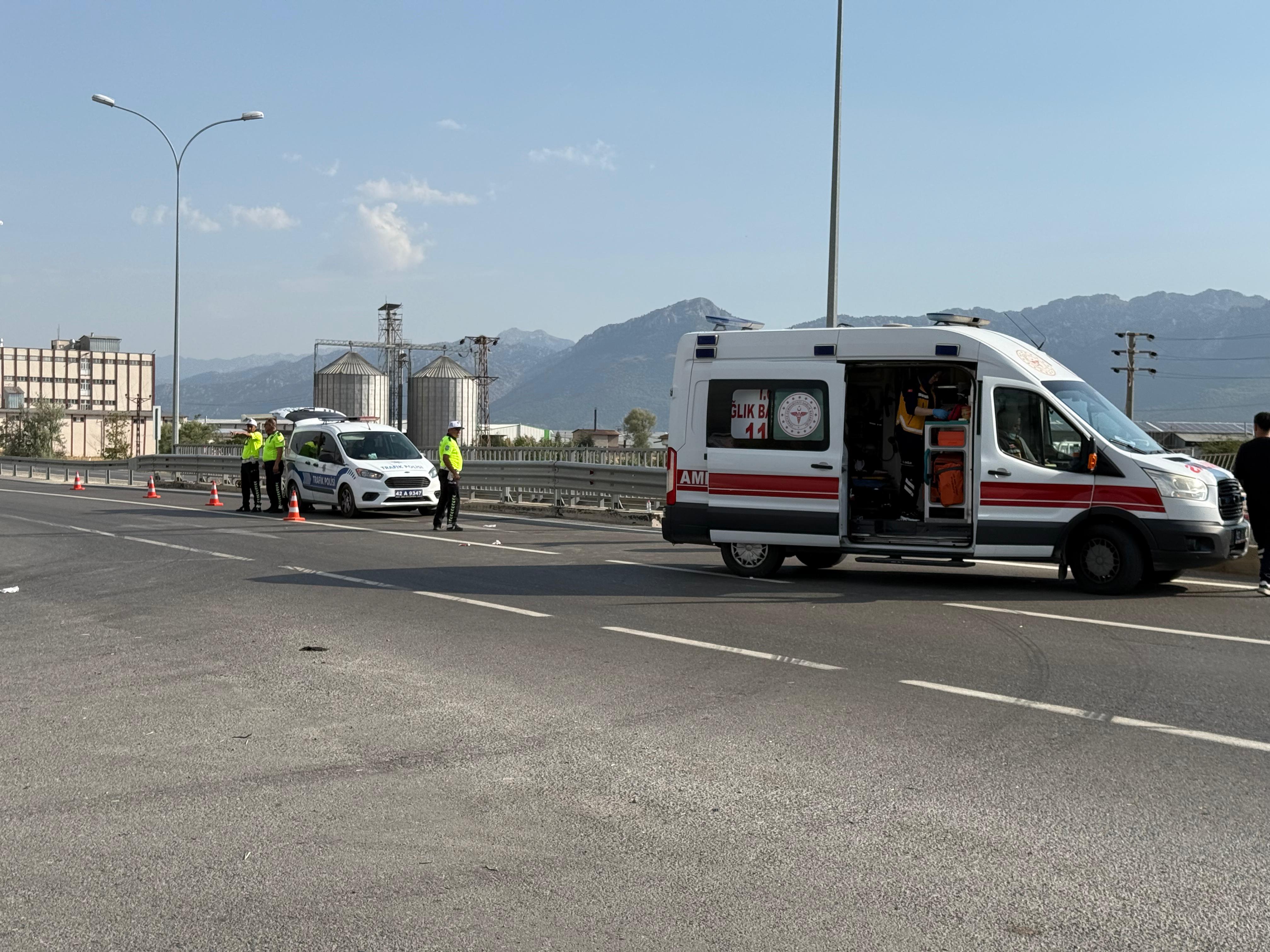 Seydişehir'de  Trafik  kazası  1 Kişi Yaralandı