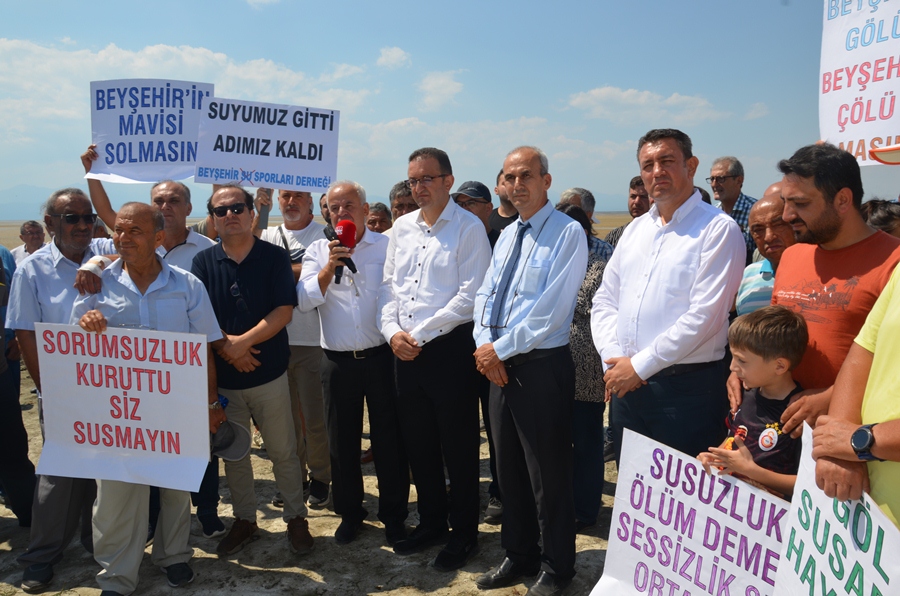 CHP’li Milletvekillerinden Beyşehir Gölüne sahip çıkılması mesajı verildi