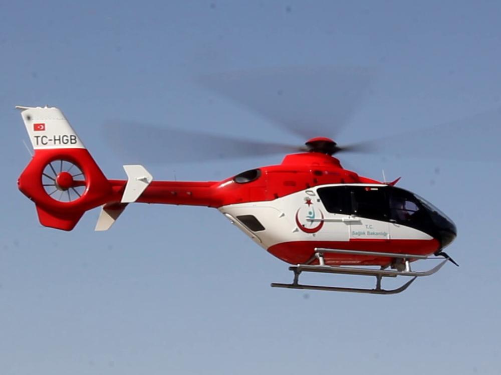 Seydişehir'de Kalp Krizi Geçiren Hasta Hava Ambulansı ile Konya'ya Nakledildi