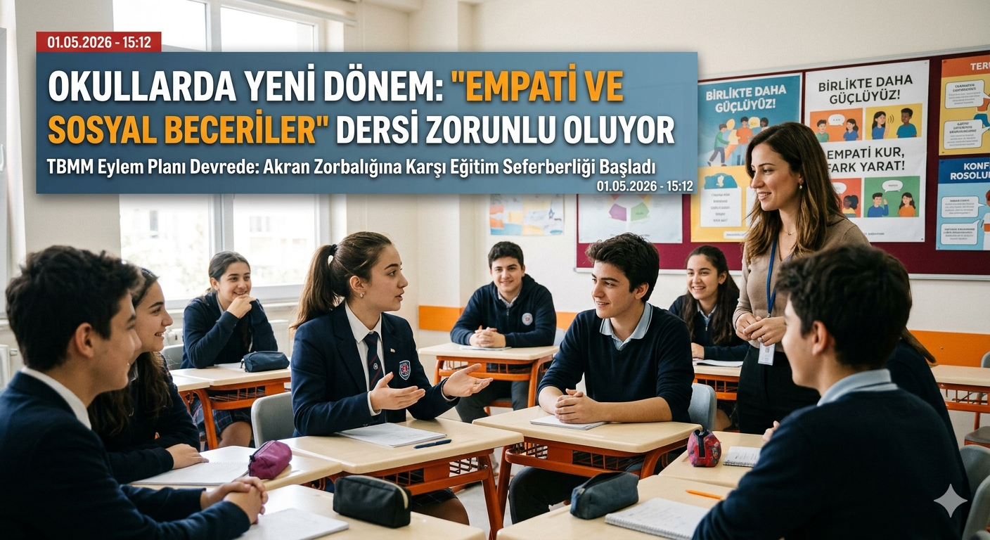 Okullarda Yeni Dönem: "Empati ve Sosyal Beceriler" Dersi Zorunlu Oluyor