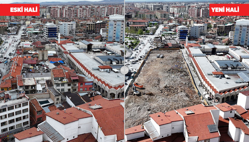 BAŞKAN ALTAY, KONYA’YA DEĞER KATACAK DÖNÜŞÜMDE FİZİKİ ÖMRÜNÜ TAMAMLAMIŞ BİNALARIN YIKIM ÇALIŞMASININ TAMAMLANDIĞINI AÇIKLADI