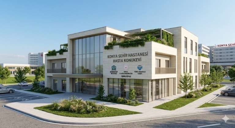 Konya Şehir Hastanesi’ne Modern Hasta Konukevi: 96 Yataklı Yeni Tesis Geliyor
