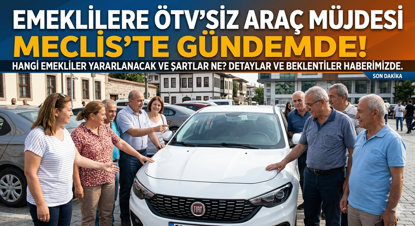 Emekliye ÖTV’siz Araç Düzenlemesinde Son Durum: Kimler, Nasıl Faydalanacak?