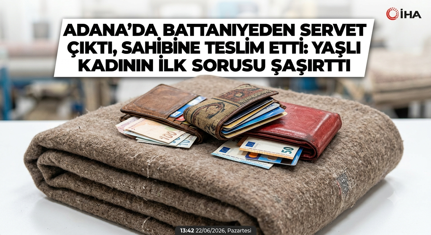 Adana'da Akılalmaz Olay: Battaniyeden Servet Çıktı, Yaşlı Kadının İlk Sorusu Şoke Etti!