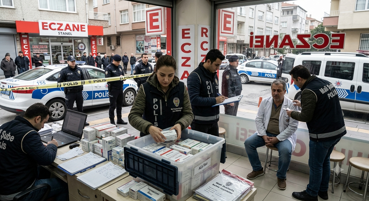 Sahte reçeteyle ilaç stoklayan eczacılara operasyon: 6 ilde 19 gözaltı!