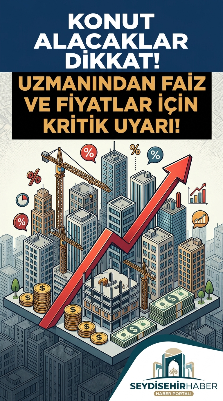 KONUT ALACAKLAR DİKKAT! UZMANINDAN FAİZ VE FİYATLAR İÇİN KRİTİK UYARI!