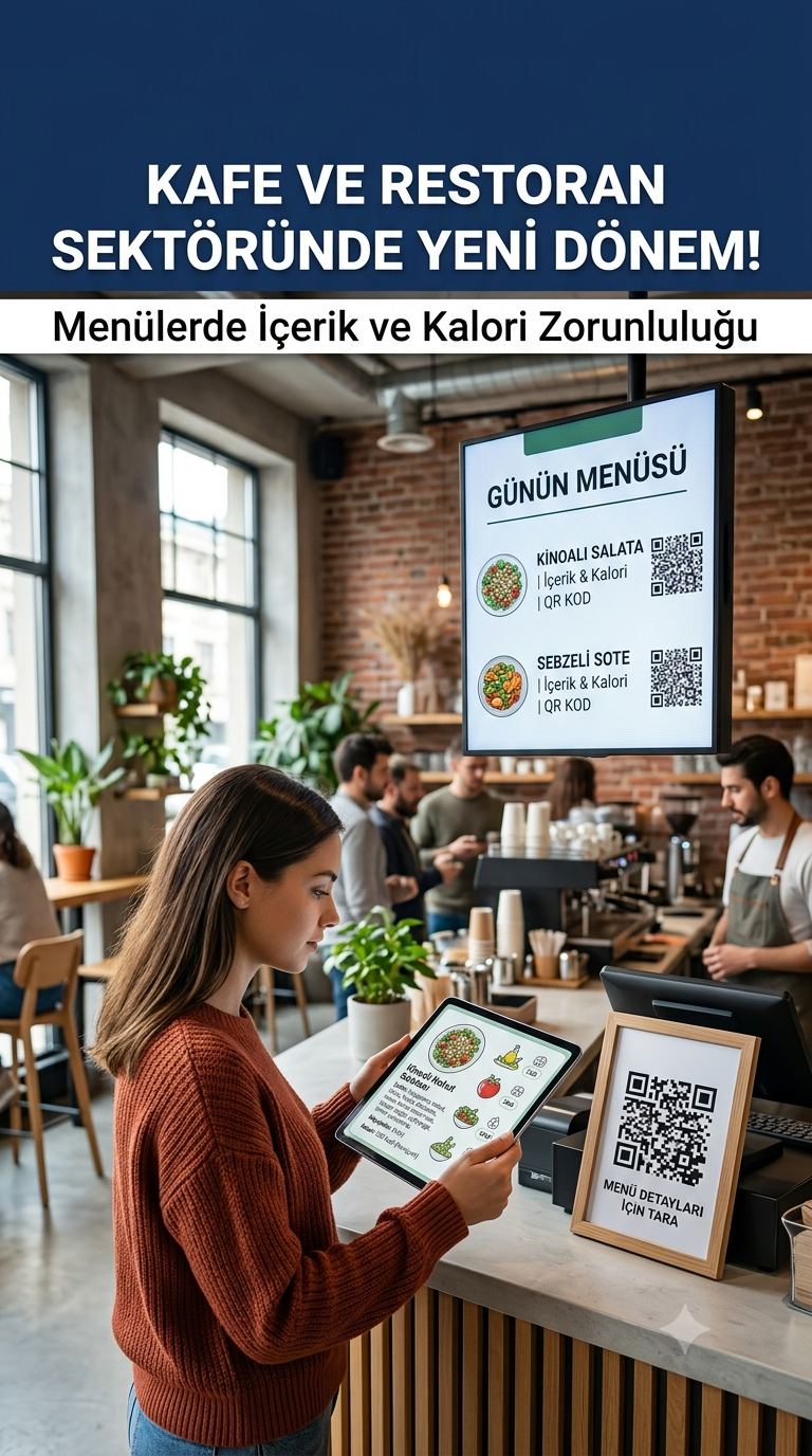 Kafe ve Restoranlarda Yeni Dönem: Menülerde İçerik ve Kalori Zorunluluğu Başlıyor!