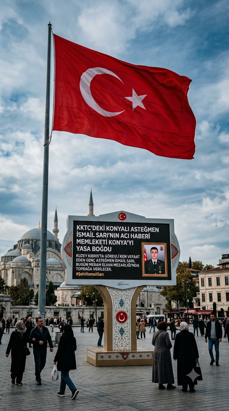 Kuzey Kıbrıs'tan Kahreden Haber: Konyalı Asteğmen İsmail Sarı Hayatını Kaybetti