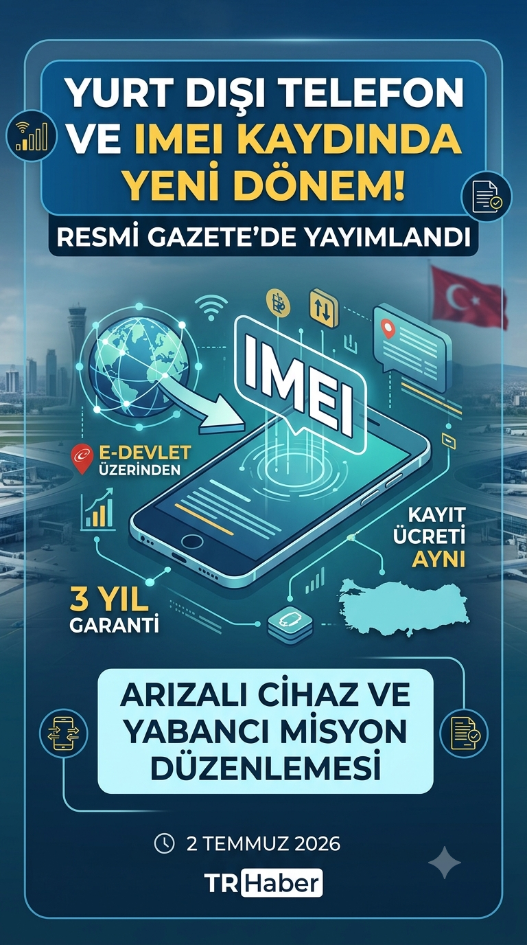 Yurt Dışından Telefon Getirenlere Önemli Uyarı: Yeni IMEI Düzenlemesi Bugün Yürürlüğe Girdi