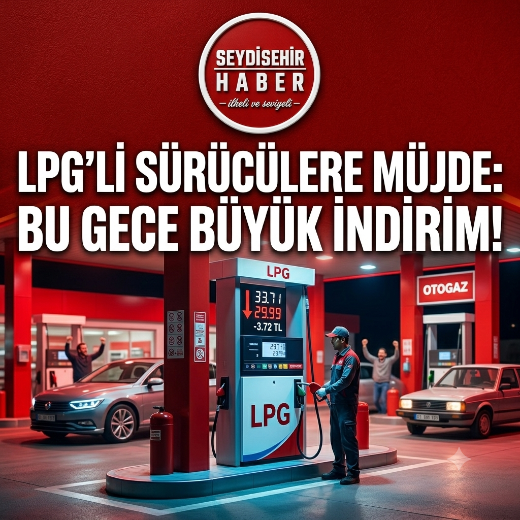 LPG’li Araç Sahiplerine Müjde: Bu Gece Yarısı İndirim Bekleniyor!