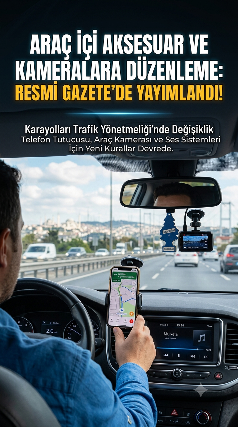 Araç İçi Aksesuarlarda Yeni Dönem: Resmi Gazete'de Yayımlandı!