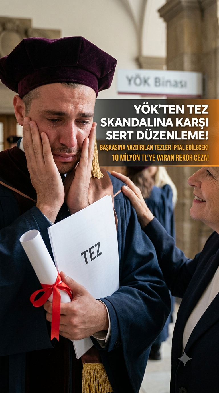 Akademide Sahteciliğe Ağır Darbe: Unvanlar Geri Alınacak, 10 Milyon Lira Ceza Geliyor!