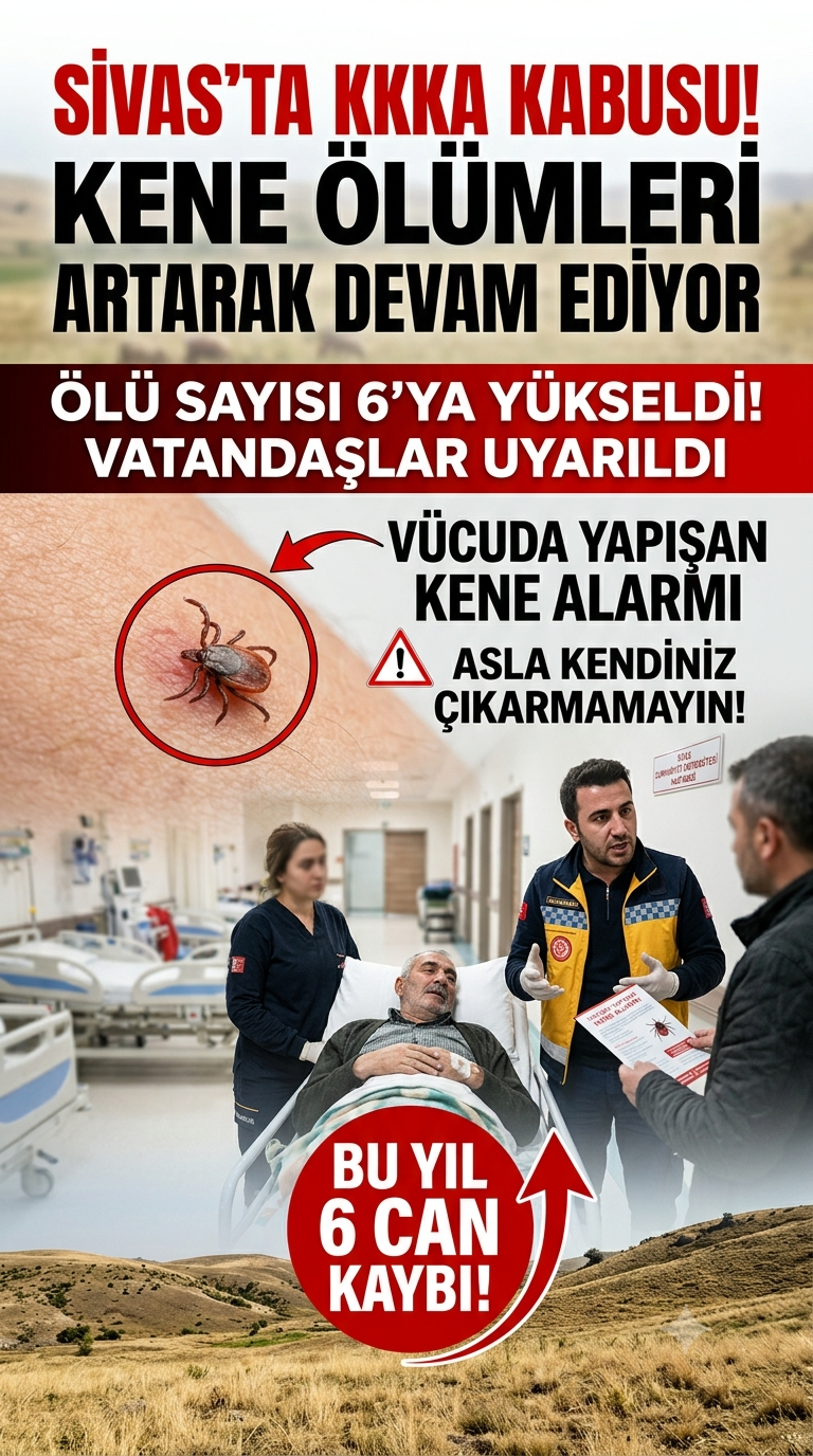 Sivas'ta KKKA Kabusu: Kene Nedeniyle Can Kaybı 6'ya Yükseldi!