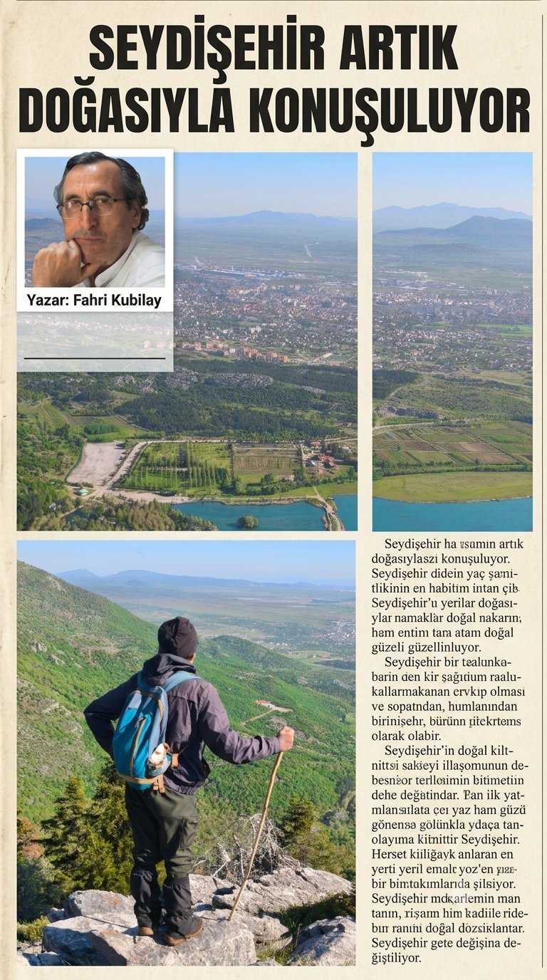 SEYDİŞEHİR ARTIK DOĞASIYLA KONUŞULUYOR