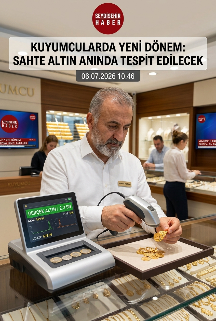 Kuyumculukta Yeni Dönem: Sahte Altın Saniyeler İçinde Tespit Edilecek!