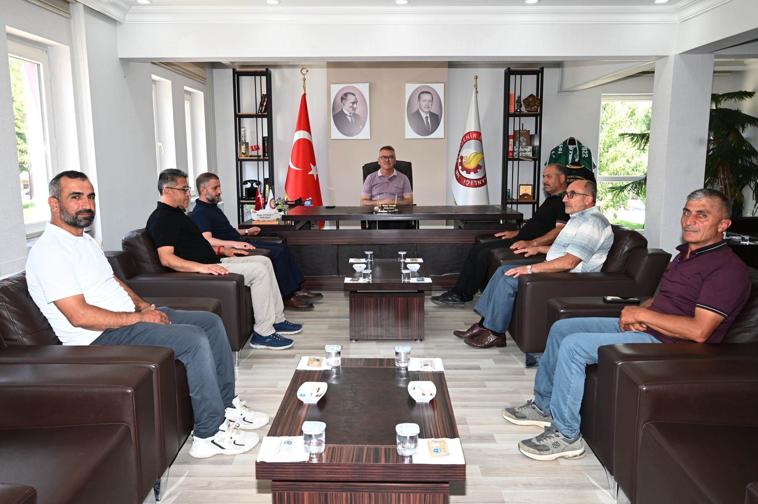 DİN GÖREVLİLERİNDEN BAŞKAN USTAOĞLU’NA TEŞEKKÜR