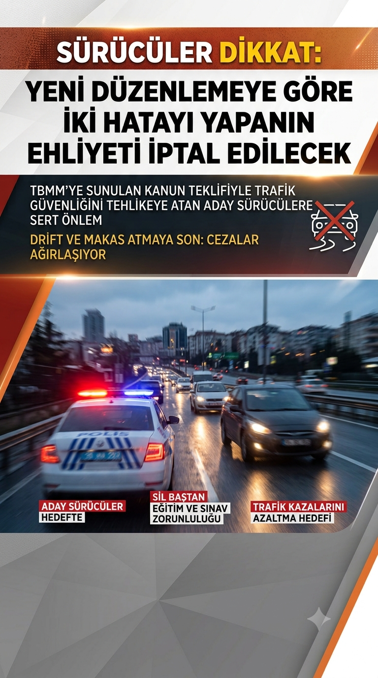 Sürücülerin Dikkatine: O İki Hatayı Yapan Aday Sürücülerin Ehliyeti İptal Edilecek
