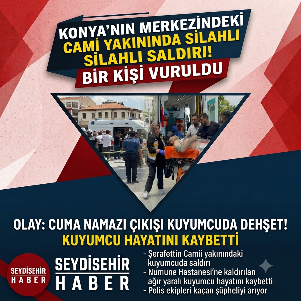 Konya’daki Kuyumcu Saldırısında Acı Haber: Ağır Yaralanan Sami Ayaz Hayatını Kaybetti