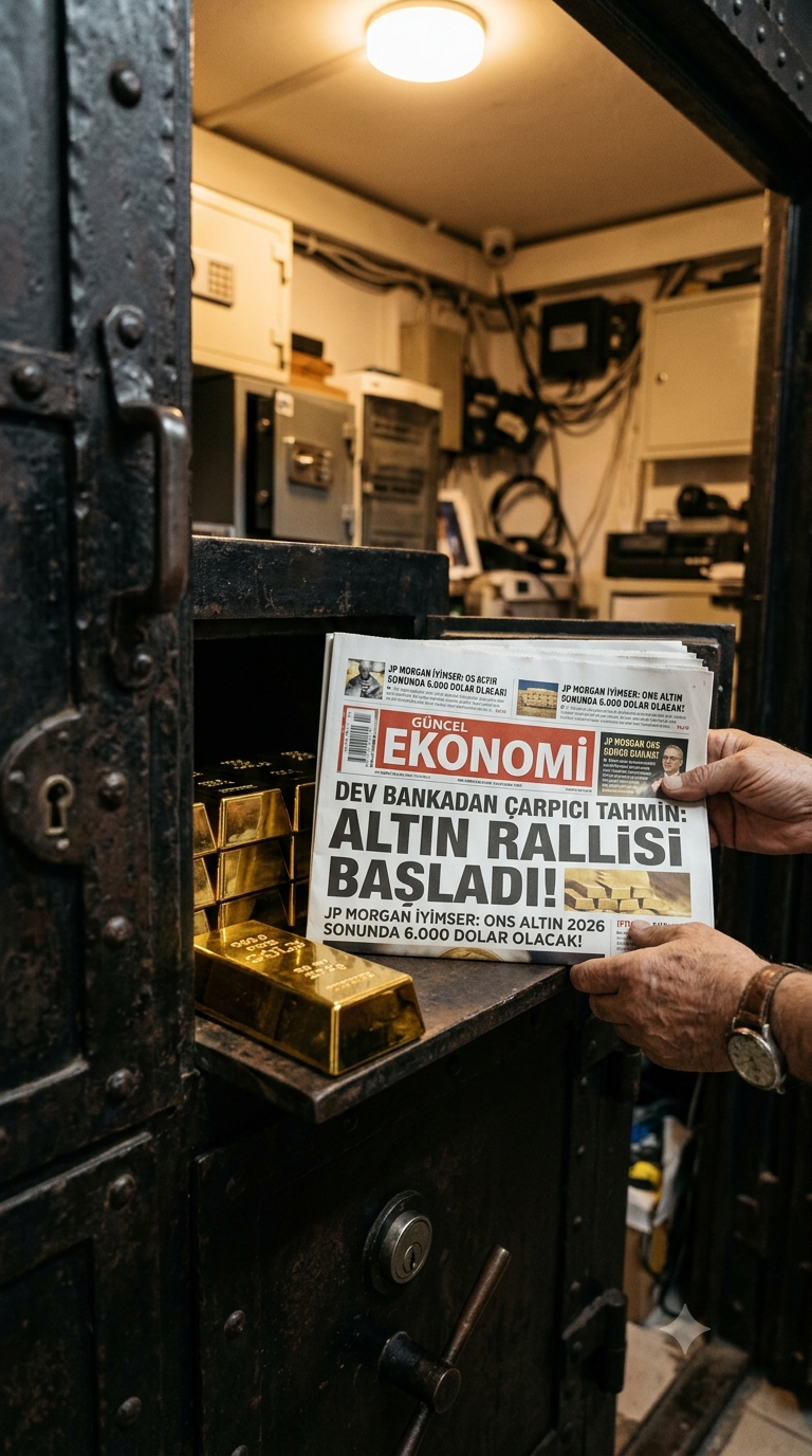 JP Morgan'dan Çarpıcı Altın Tahmini: Hedef 6.000 Dolar!