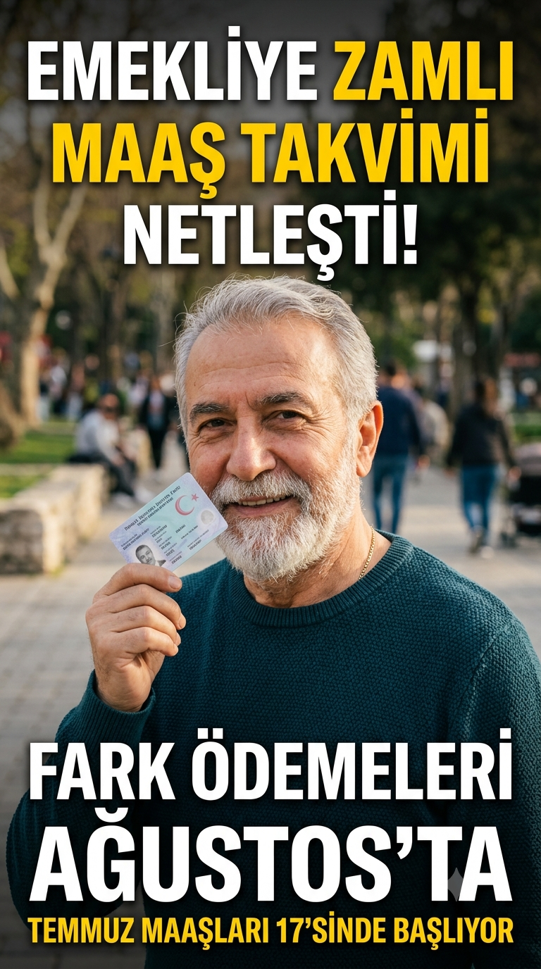 Emeklinin Zam Takvimi Netleşti: Maaşlar Temmuzda, Farklar Ağustosta Yatacak!