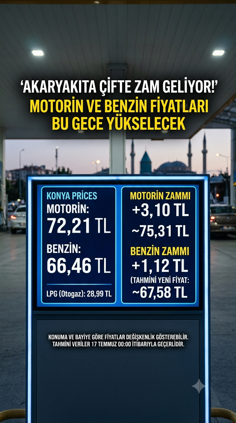 Petrol Krizi Pompayı Vurdu: Bu Gece Yarısı Çifte Zam Geliyor!