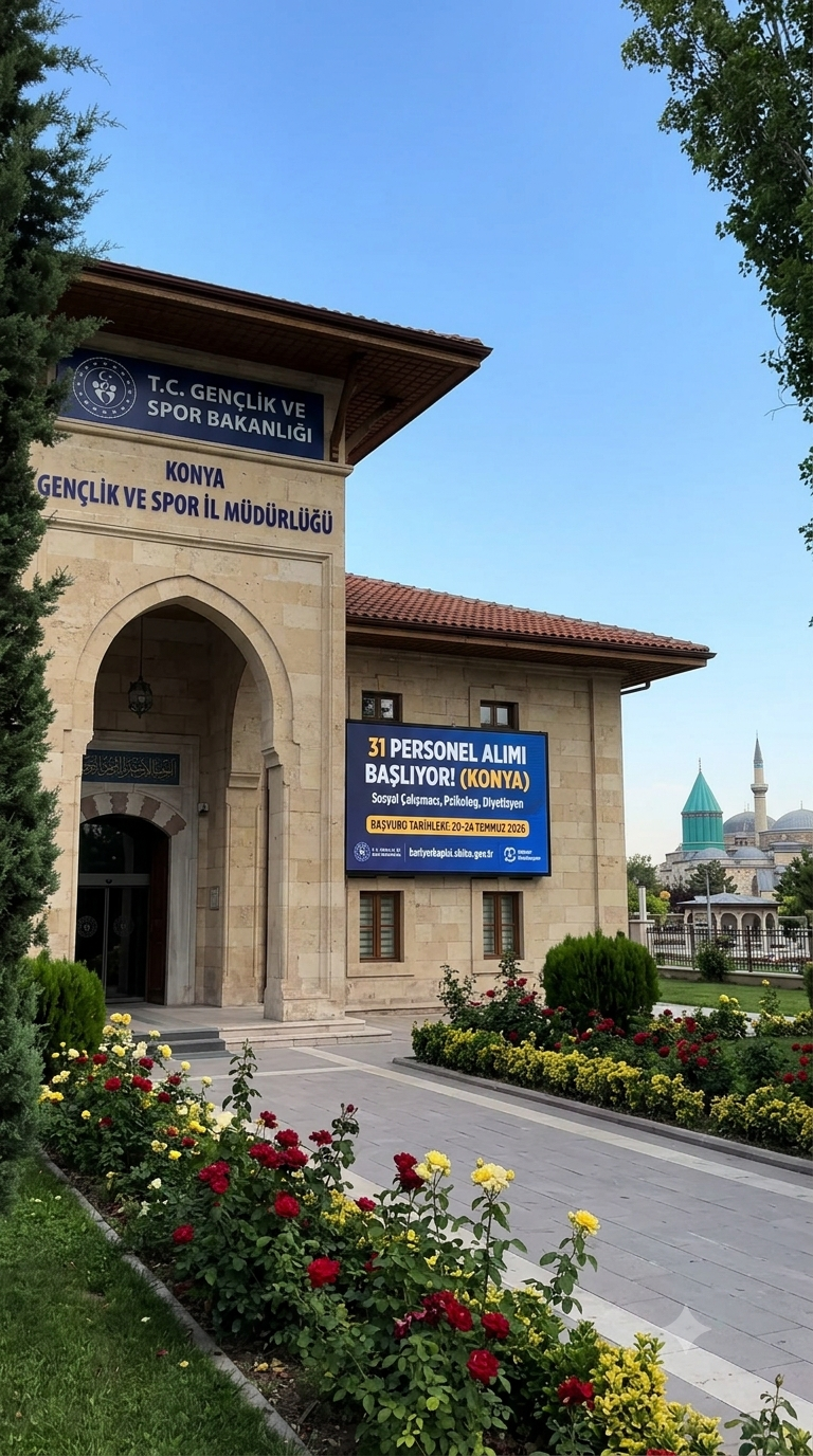 GSB Konya’ya 31 Sözleşmeli Personel Alacak: Başvurular 20 Temmuz'da Başlıyor