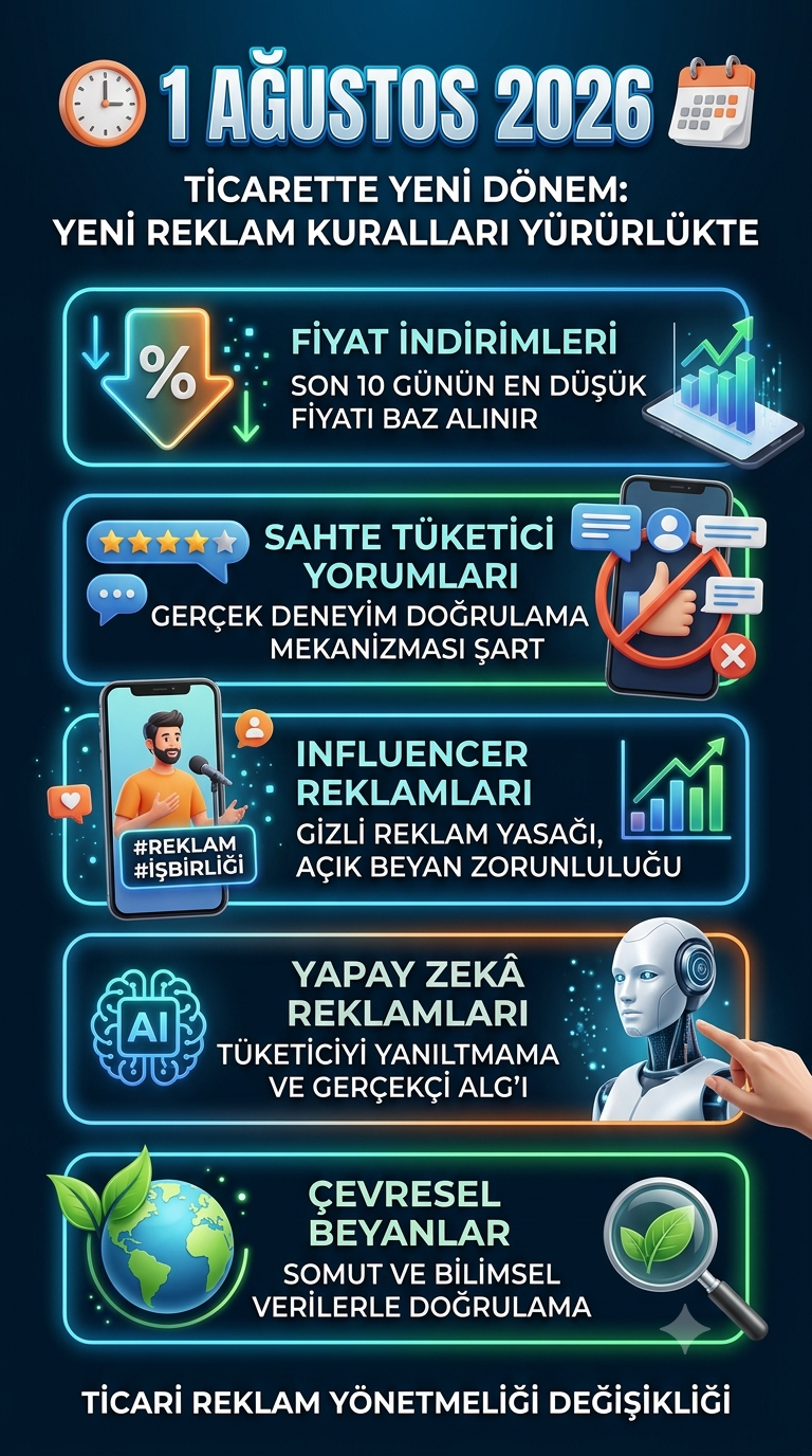 E-Ticarette ve Reklamda Yeni Dönem! 1 Ağustos’ta Başlıyor: İşte Maddelerle Yeni Kurallar