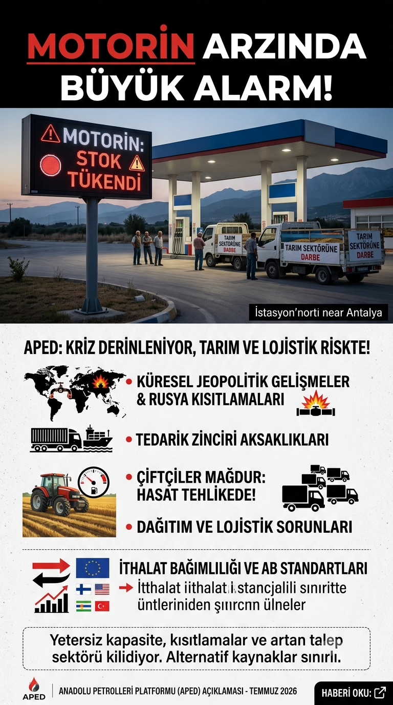 Akaryakıtta Yeni Alarm: Motorin Arzında Sıkıntı Büyüyor