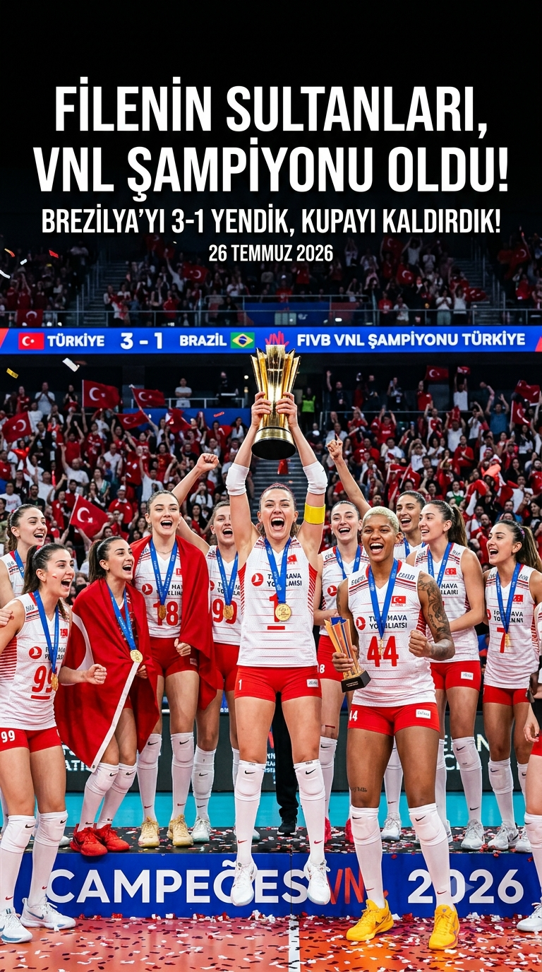 Filenin Sultanları’ndan Tarihi Zafer: Brezilya'yı Yıktık, Şampiyon Olduk!