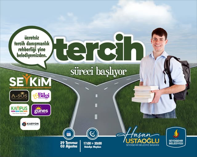 SEYKİM'DEN ÖĞRENCİLERE ÜCRETSİZ YKS TERCİH DANIŞMANLIĞI