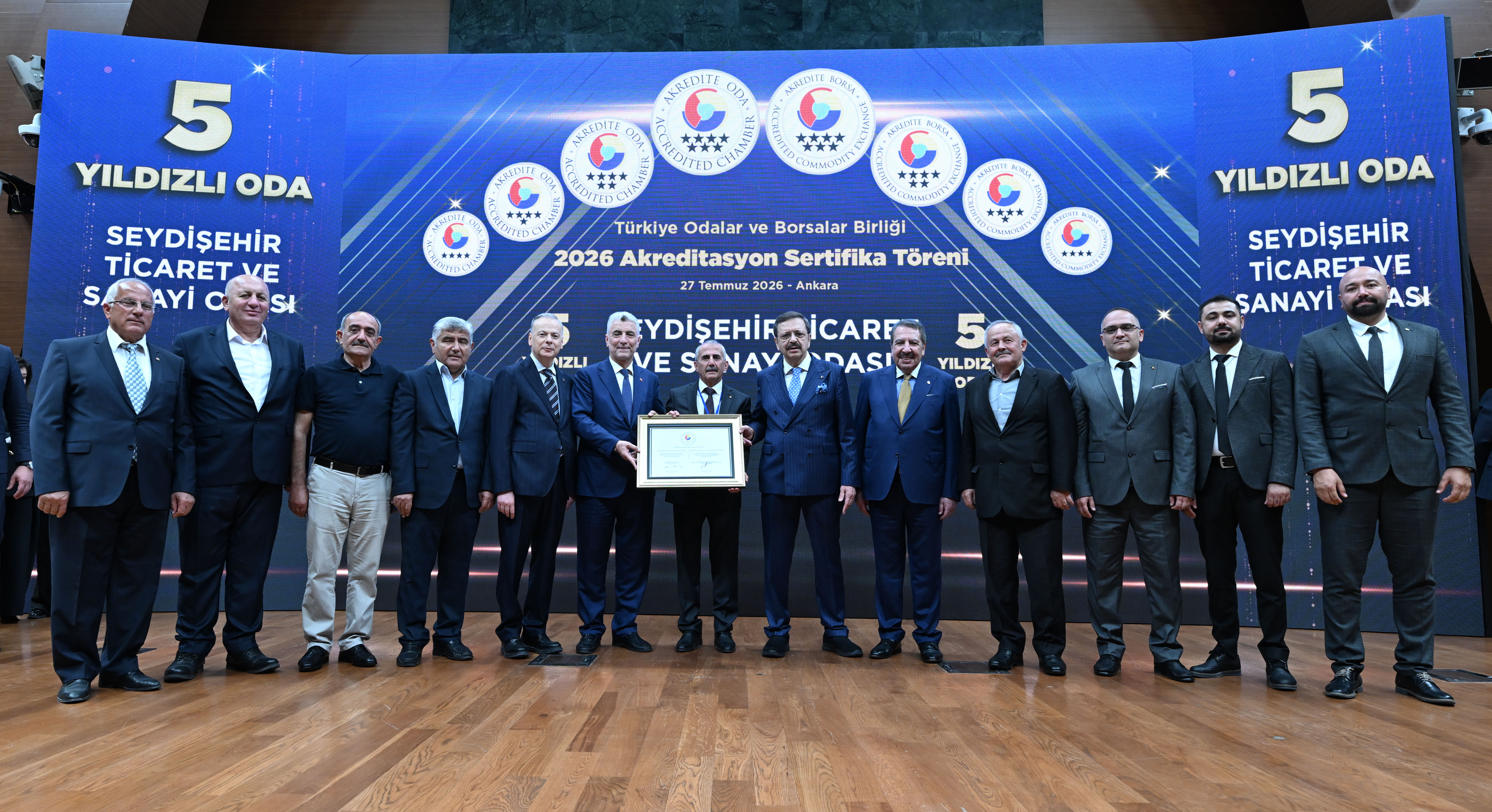 SEYDİŞEHİR TSO AKREDİTASYON SERTİFA TÖRENİ
