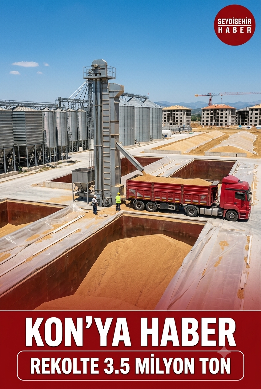 KONYA’DA REKOR HASAT SEZONU: REKOLTE 3,5 MİLYON TONA ULAŞTI!