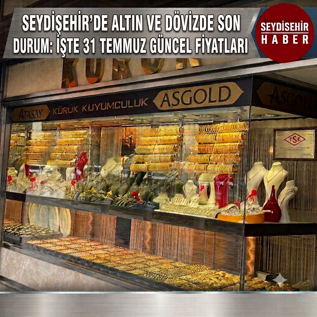 Seydişehir’de Altın ve Dövizde Son Durum: İşte 31 Temmuz Güncel Fiyatları
