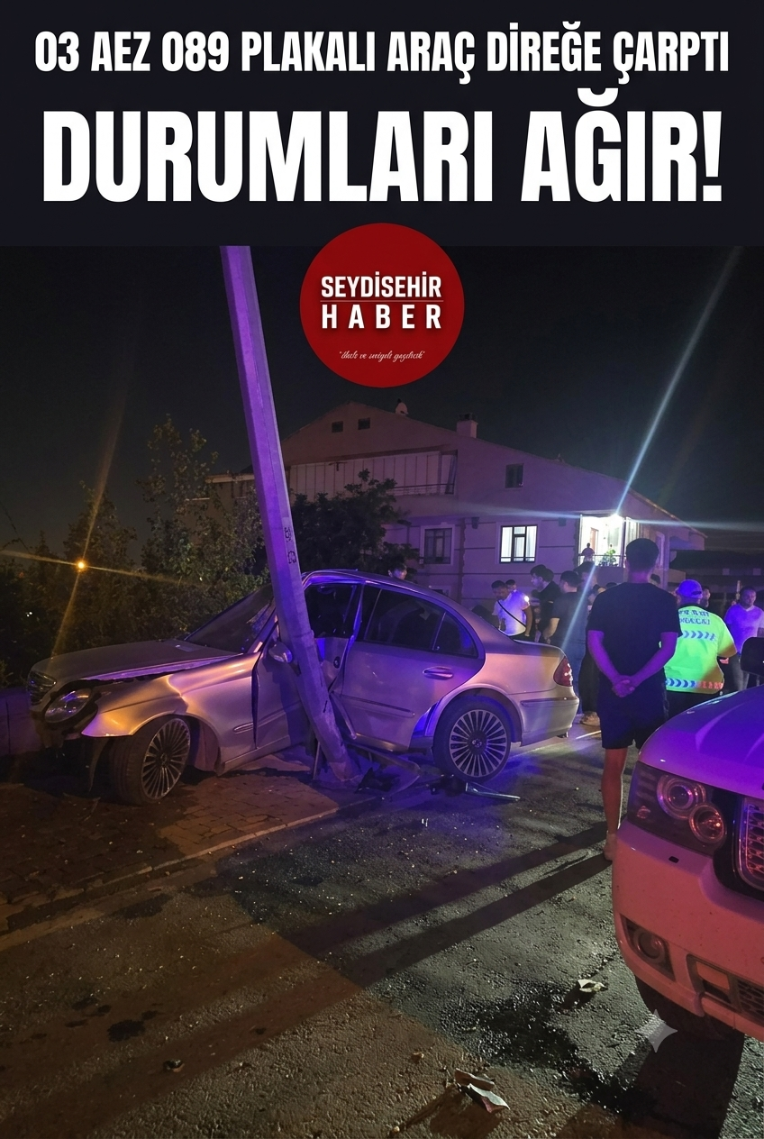 Konya'da Gece Yarısı Feci Kaza: 1'i Ağır 3 Yaralı!