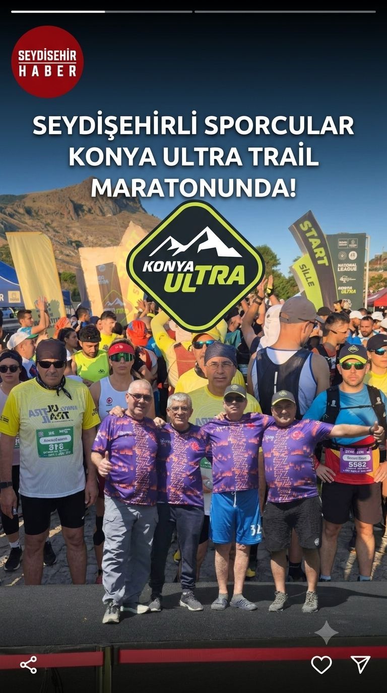 Seydişehirli Sporcular da Katıldı: Konya Ultra Trail, 13 Ülkeden 1.300 Sporcuyu Sille’nin Doğasında Buluşturdu!