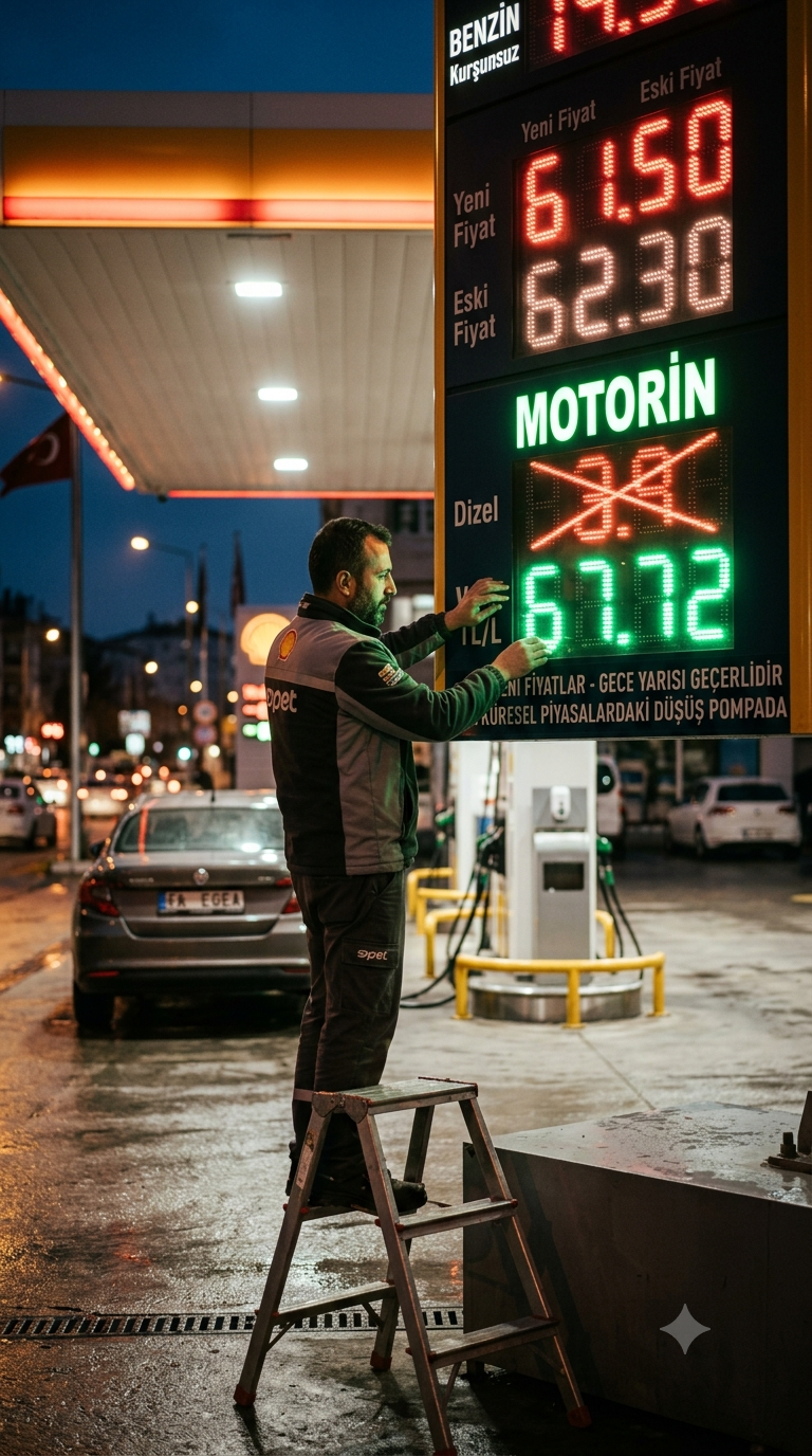 Küresel Piyasalarda Rahatlama Pompaya Yansıyor: Motorinde Dev İndirim Geliyor!