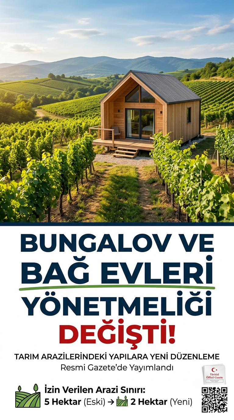 Bungalov ve Bağ Evleri İçin Yeni Dönem: Şartlar Değişti!