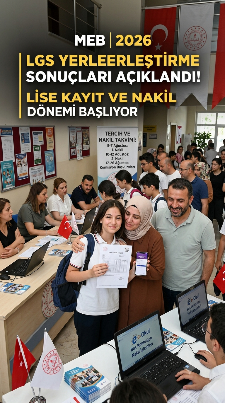 LGS 2026 Tercih Sonuçları Belli Oldu: Şimdi Sıra Nakil Maratonunda!