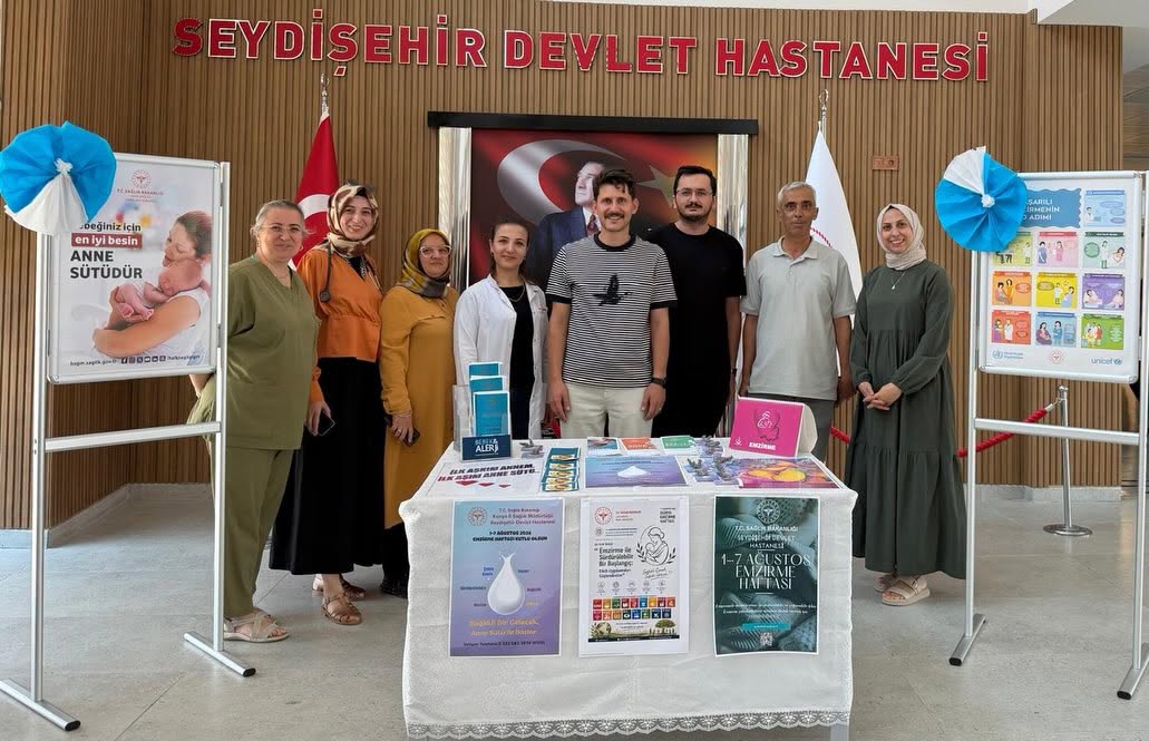 Seydişehir Devlet Hastanesinde Anne Sütü Farkındalığı: Dünya Emzirme Haftası Standı Açıldı