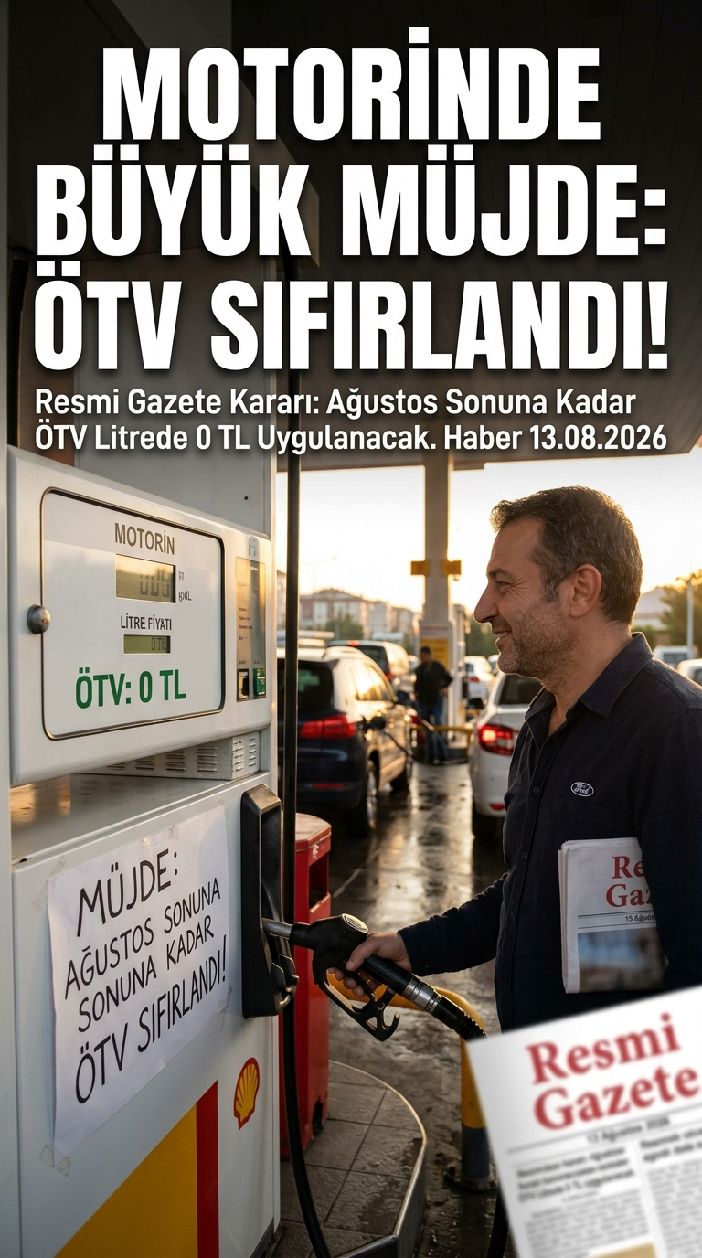Motorinde ÖTV Müjdesi: Ağustos Sonuna Kadar Sıfırlandı!