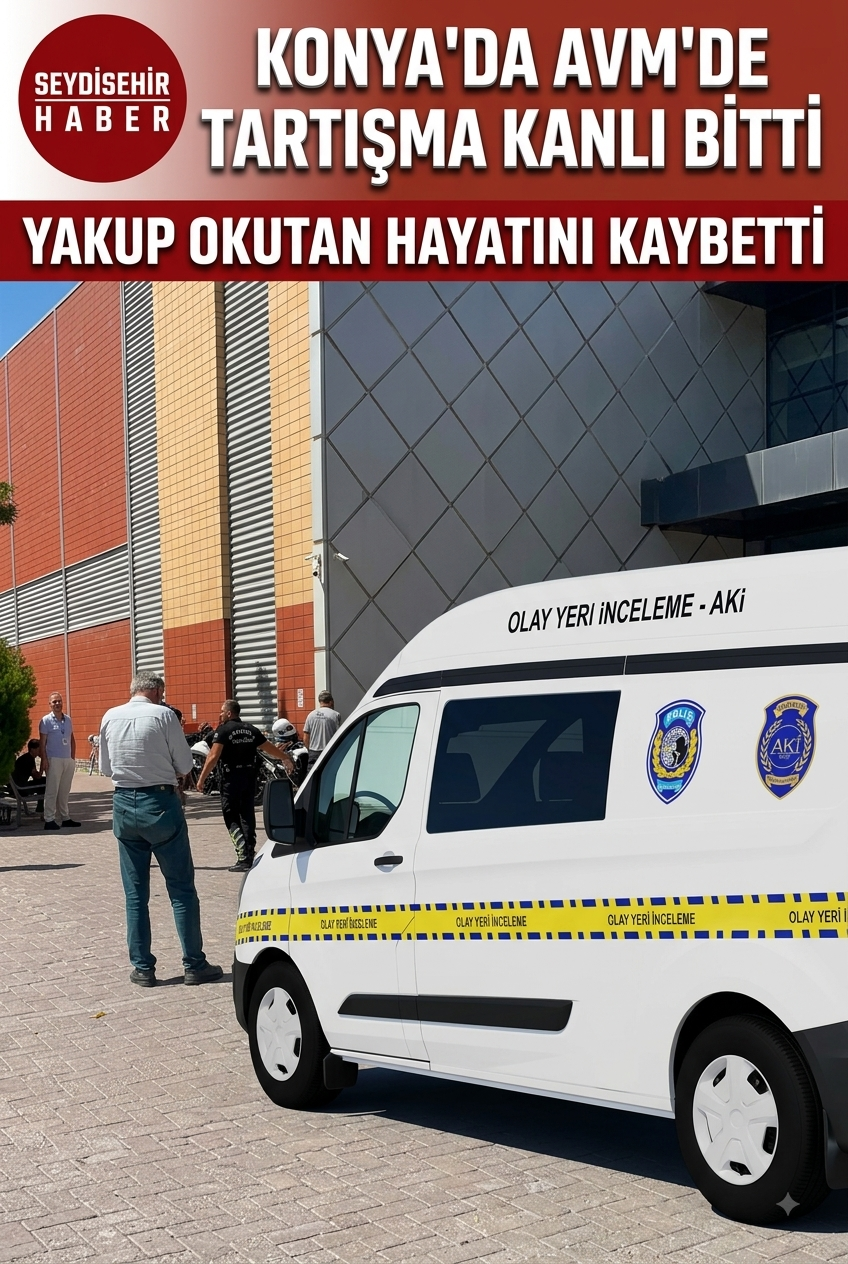 Konya'da AVM'de Bıçaklı Kavga Can Aldı: Yakup Okutan Kurtarılamadı