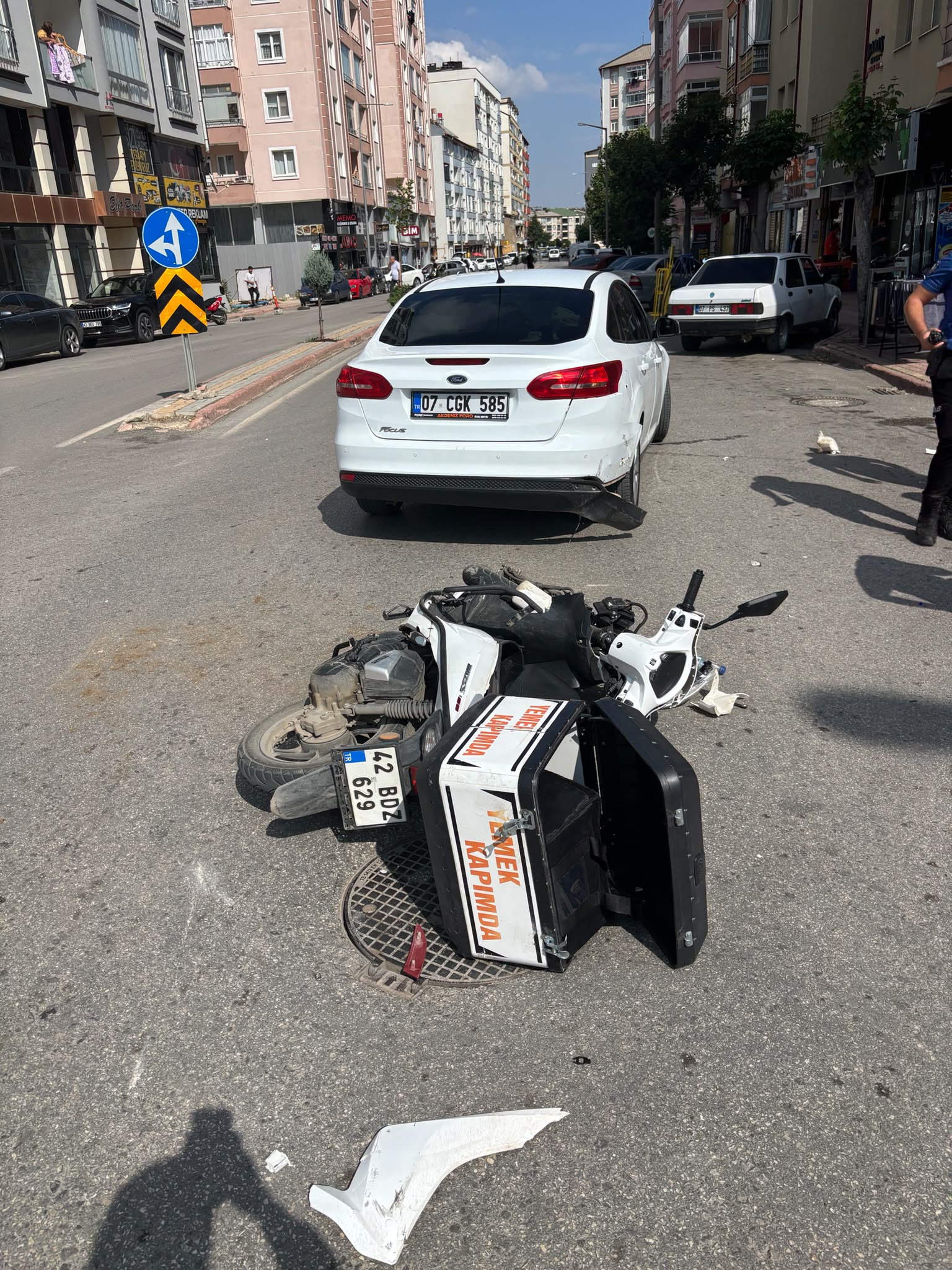 Yine Seydişehir, Yine Motosiklet Kazası: 1 Yaralı